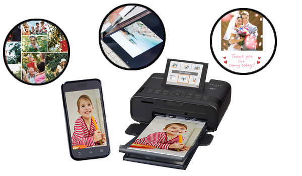 Canon SELPHY CP1300 Wireless Compact Photo Printer with AirPrint and Mopria  Device Printing, Black