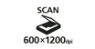Scan 600 x 1200 : High-quality scans - Produce impressive scans up to 600 x 1200 dpi with vibrant 48-bit color depth.