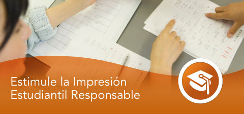 Estimule la Impresión Estudiantil Responsable