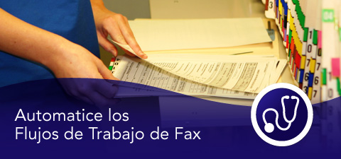 Automatice los Flujos de Trabajo de Fax