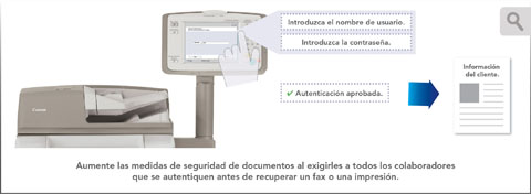 Evite la Recuperación No Autorizada de las Impresiones o de los Faxes