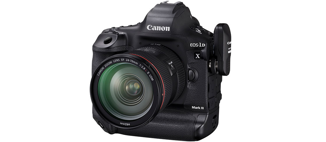 EOS 1D X front of camera
