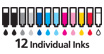 12 Individual Inks
