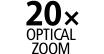 20x Optical Zoom