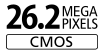 26.2 MEGA PIXELS CMOS