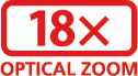 18x Optical Zoom