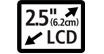 2.5 LCD Screen : Preview then print - Before printing, preview and fine tune your images using the 2.5" LCD display Screen.