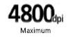 4800 dpi Maximum : Maximum print resolution - Realizes the maximum resolution of 4800 x 1200dpi. Provides premium photo quality, combined with microscopic ink droplets.