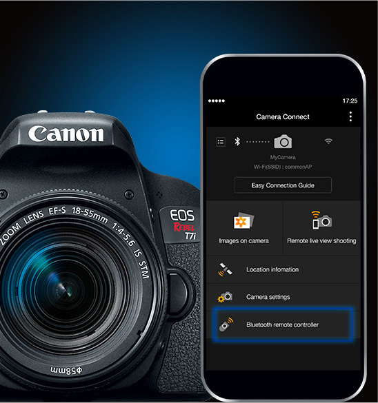 Canon t7i wireless hot sale remote