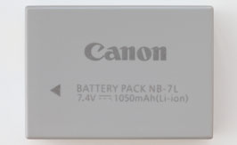 NB-7L BATTERY FRONT