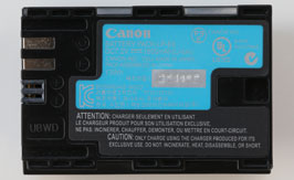 LP-E6 BATTERY BACK