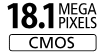18.1 Megapixel CMOS