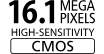 16.1 MEGA PIXELS HIGH-SENSITIVITY CMOS