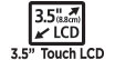 3.5 inch touch lcd