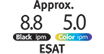 ESAT 8.8 Black 5.5 Color