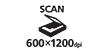 600x1200dpi Scan