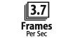 3.7 frames per second