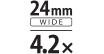 24mm WIDE 4.2x