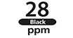 28 Black PPM