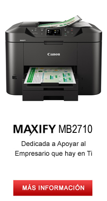 Impresora Multifuncional Canon MAXIFY MB2150 Negra WiFi de inyección de Tinta con Fax y ADF 
